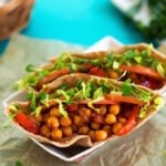 Barbecue Chickpea Pita Sandwich