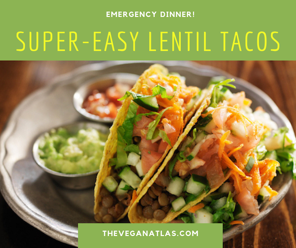 Easy Lentil tacos graphic1
