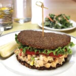 Chickpea salad or sandwich spread