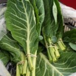 Collard greens at market
