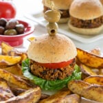 Easy vegan black bean burger