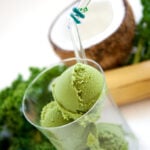 Kale coconut ice cream