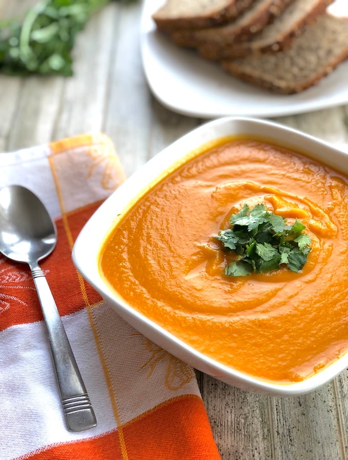 Carrot-Ginger Soup (with a Parsnip Variation) - The Vegan Atlas