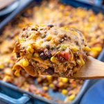easy vegan Enchilada casserole