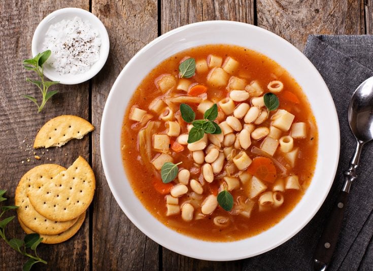 Italian Pasta and Bean Soup (pasta e fagioli)
