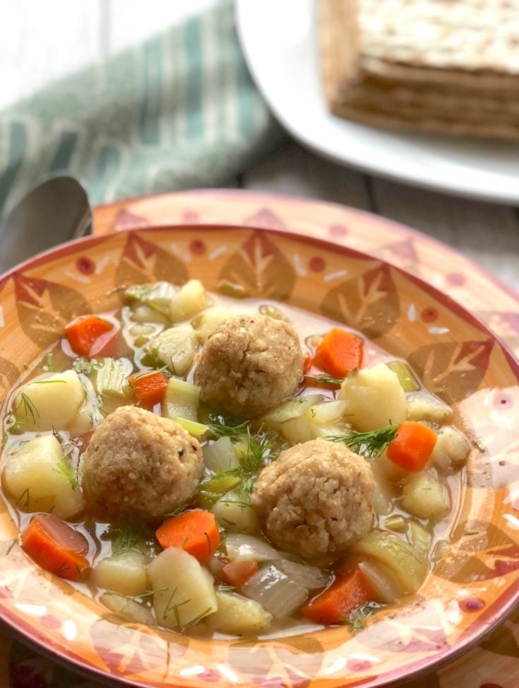 Vegan Matzo Ball Soup