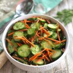 Pickled cucumber salad