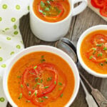 Tomato and Roasted red pepper soup