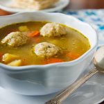 Vegan matzo ball soup recipe