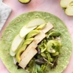 Baked Tofu Wraps open