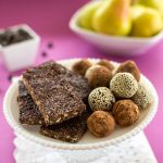Homemade chocolate energy bars