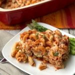 Lasagna-like vegan pasta casserole
