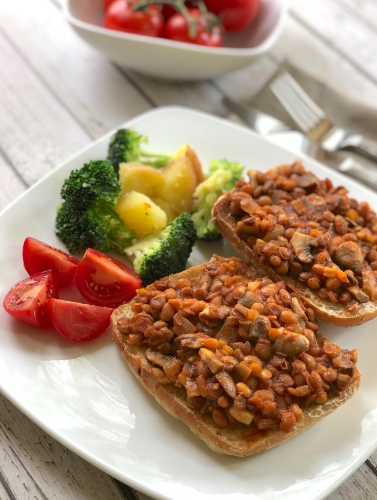 BBQ-Flavored Lentil Sloppy Joes