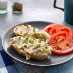 Smashed Potatoes with Vegan Mushroom Gravy