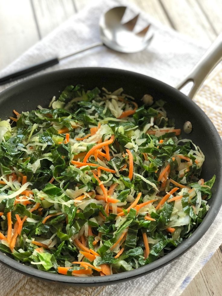 Stir-Fried Collard Greens and Cabbage - The Vegan Atlas