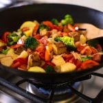 Sweet and Sour Vegetables stir-fry