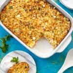 Vegan potato kugel