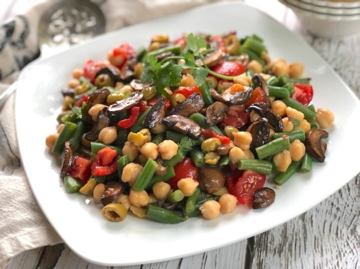 Chickpeas and Green Beans with Balsamic Mushrooms The Vegan Atlas