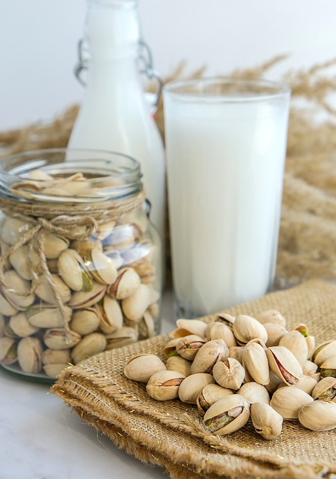 Homemade Pistachio Milk