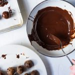 Vegan Chocolate Chip cookie Dough Truffles