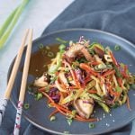 Raw Wok Vegetable Zuchhini Noodle Stir-Fry