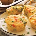 Vegan mini quiche cups (made with chickpea flour)