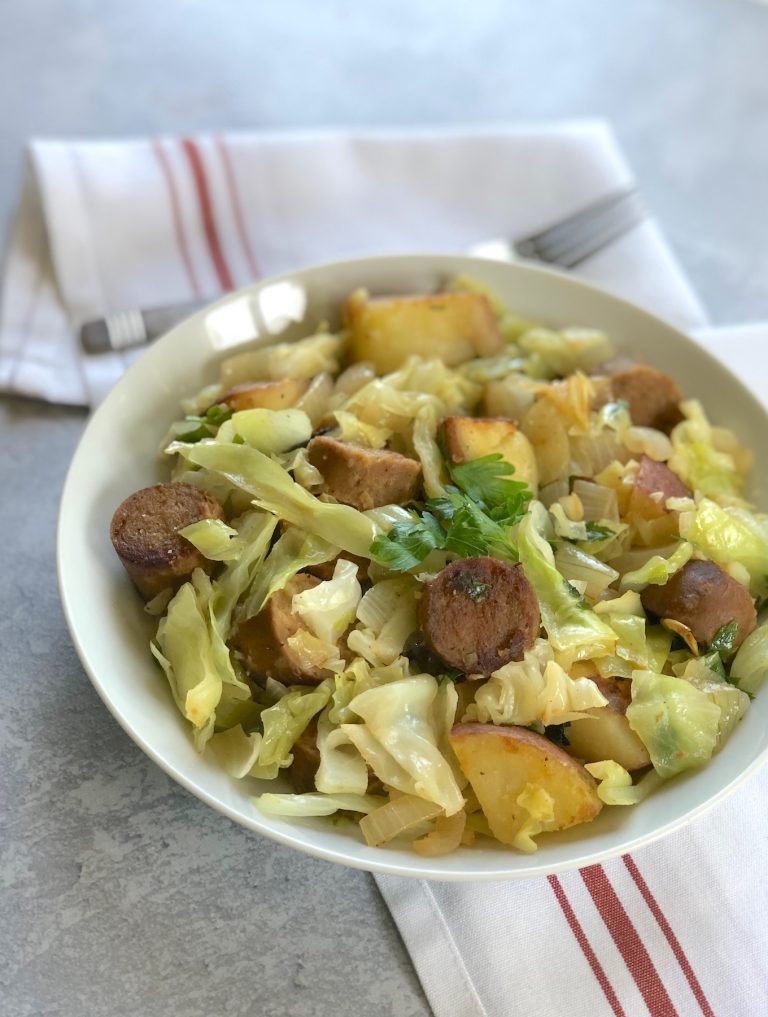 Vegan Sausage, Cabbage, and Potato Skillet The Vegan Atlas