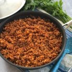 Italian-Flavored Vegan Beef-less Ground