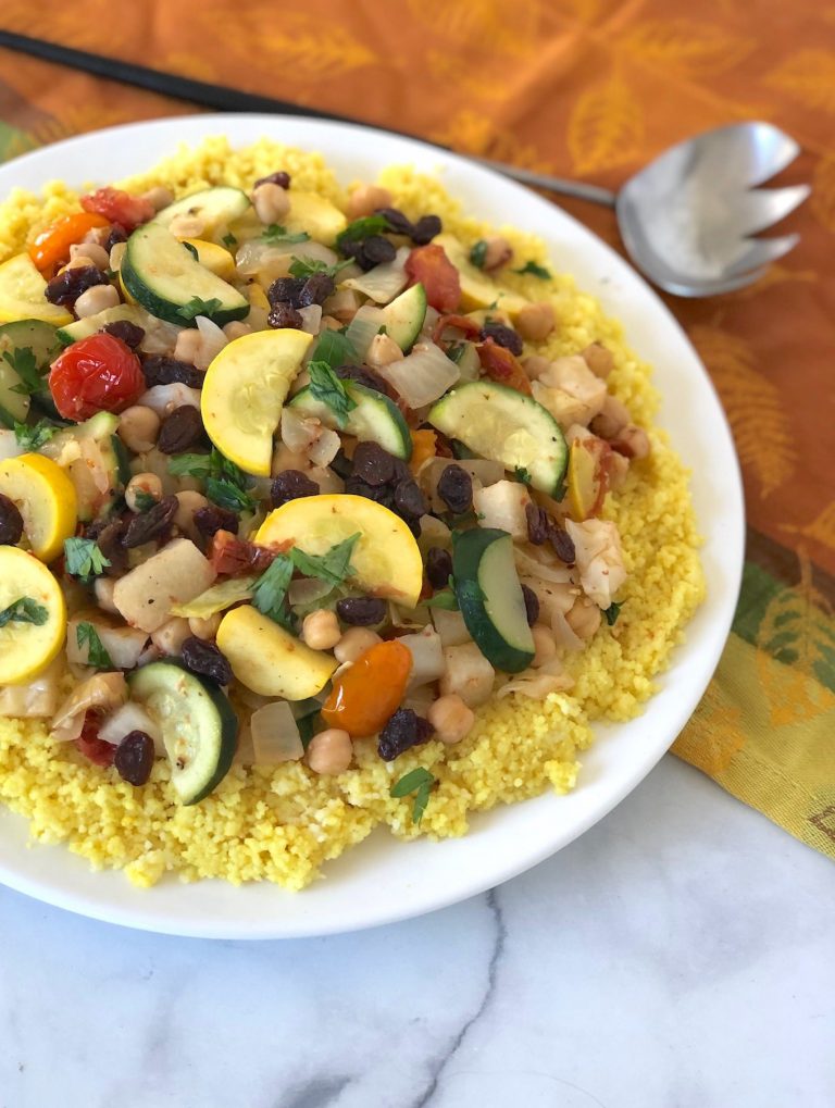 Seven Vegetable Couscous (a Sephardic Rosh Hashanah dish)