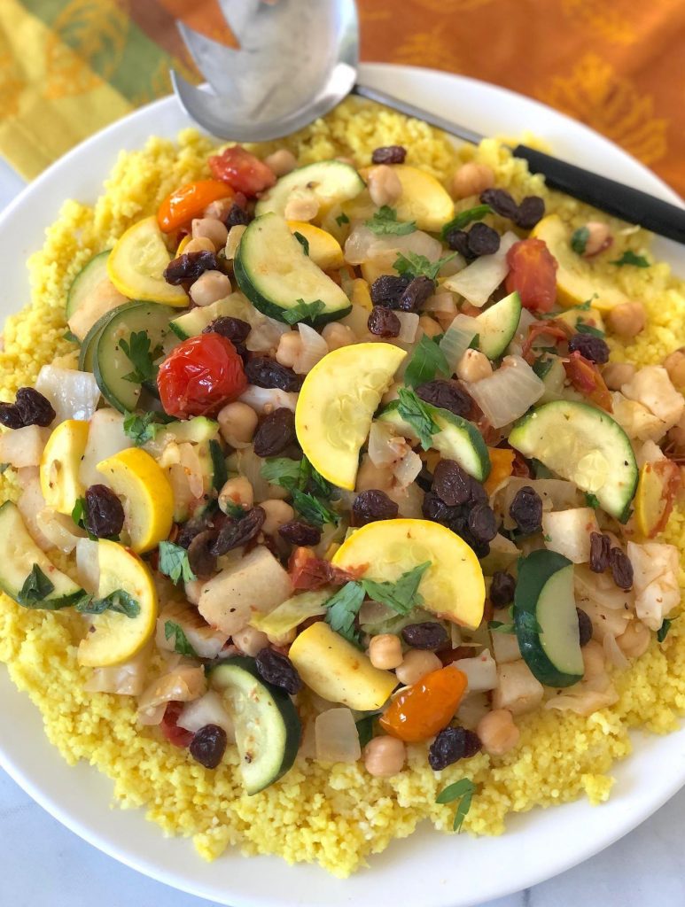 Seven Vegetable Couscous (a Sephardic Rosh Hashanah dish)