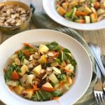 Bok choy and apple salad