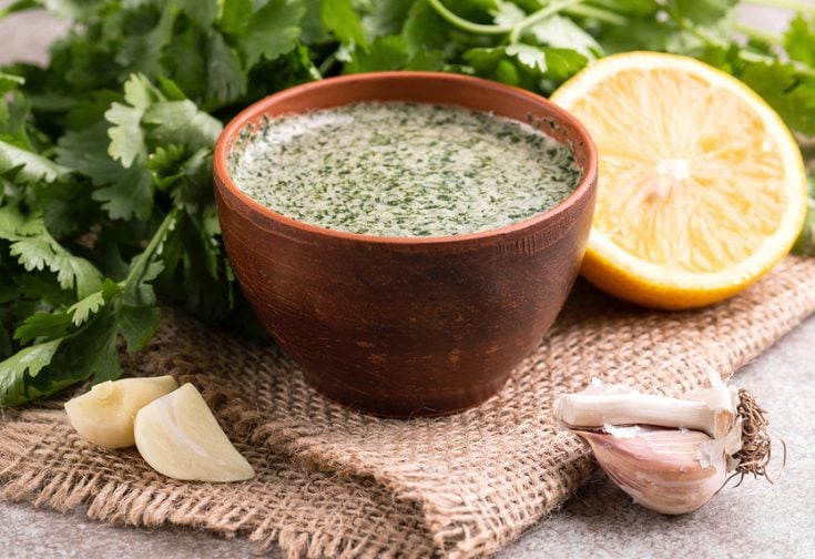 Tahini Parsley Salad Dressing The Vegan Atlas