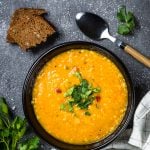 Coconut Red Lentil Soup