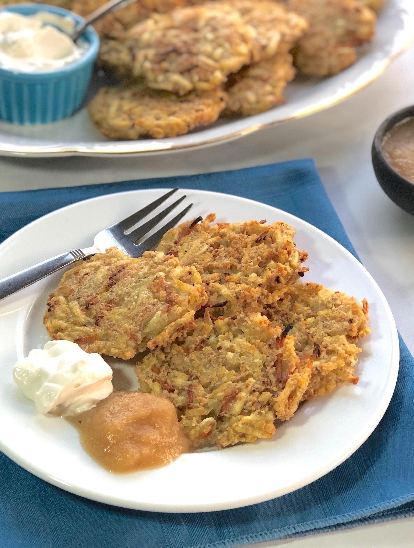 Easy Vegan Latkes for Hanukkah — Baked or Fried