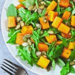 Roasted Butternut Salad with Arugula