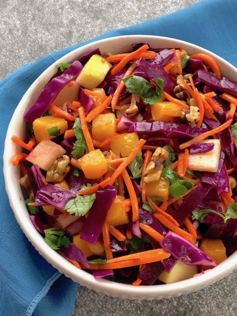 Fruity Red Cabbage Salad The Vegan Atlas