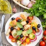 Italian Bread and Tomato Salad — Panzanella salad