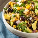 Southwestern Quinoa Salad with black beans and corn