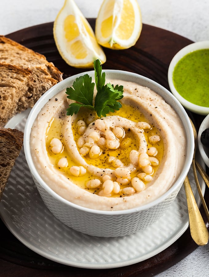 white bean dip