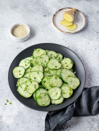 Asian Style sesame cucumber salad
