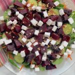 Vegan Feta and Beet Salad