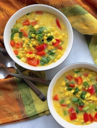Vegan Thai Coconut Corn Soup