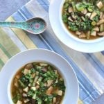 Gingery Miso mushroom soup1