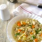 Vegan chicken noodle soup recipe