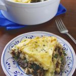 Vegan lentil and mushroom shepherd's pie1