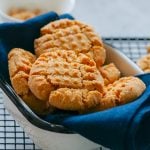 Vegan Peanut Butter Cookies with a gluten-free option