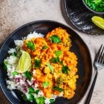 Red Lentil Dal Rice Bowl