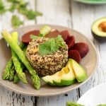 Salsa verde quinoa