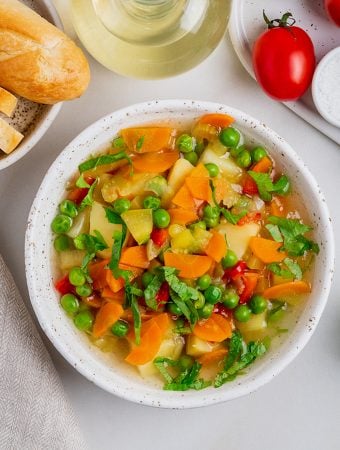 Simple Spring Vegetable Soup - The Vegan Atlas
