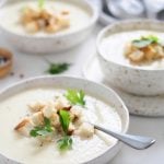 Vegan Cream of Cauliflower Soup